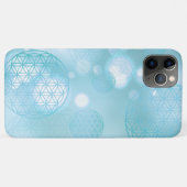 生命の花の青い輝き Case-Mate iPhoneケース (裏面(横))
