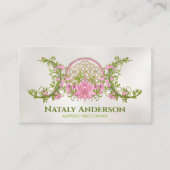 生命の花トリプルムーンロータス 名刺 (正面)