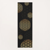 生命の花金ゴールド ヨガマット (正面)