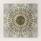 生命の花 – アワビの貝殻と真珠 ジグソーパズル (横)