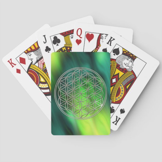 生命の花 - シルバー / 生命の花 トランプ (裏面)