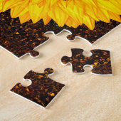 生命の花-ヒマワリ#2 ジグソーパズル (側面)