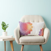 生命の花 |マンダラ |枕 ランバークッション (椅子)