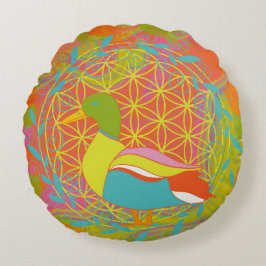 生命の花 ラウンドクッション