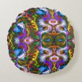 生命の花 ラウンドクッション (正面)