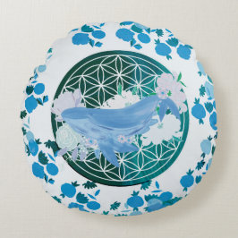 生命の花 ラウンドクッション
