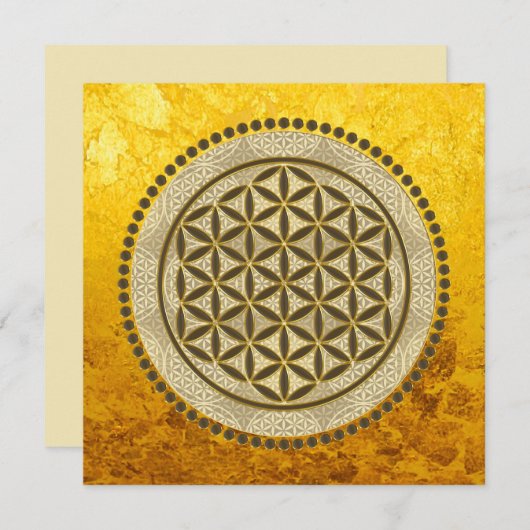 生命の花 - 神聖な幾何学シンボルアート2 (正面/裏面)