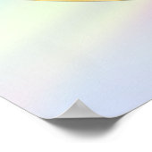 生命の花 |金ゴールド、色付きライト ポスター (角)