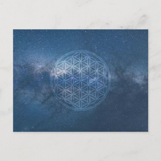 生命の花 - 2つの画像 ポストカード (正面)