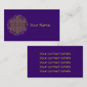 生命の規則の生命の花 名刺 (正面/裏面)