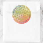 生命の規則を持つ生命の花 ラウンドシール (バッグ)
