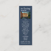 生命の記念お祝い絵画の祈りの言葉 コーリングカード (正面)