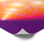 生命の調和した花 ポスター (角)