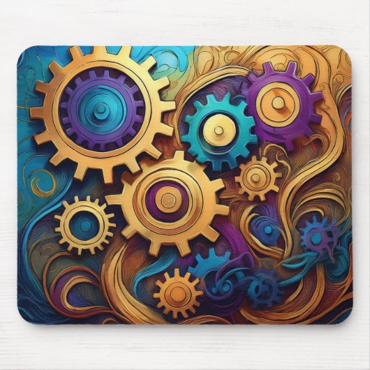 生命の車輪 マウスパッド (正面)