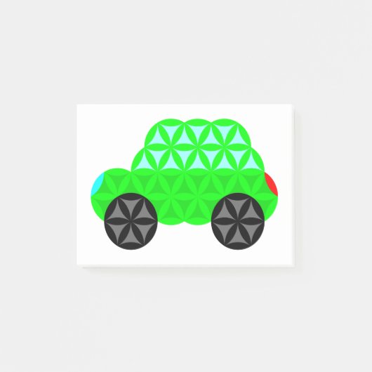 生命の車 – 神聖な形状A2. ポストイット (正面)