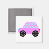 生命の車 – 神聖な形状A3.ピンク。 マグネット (正面/裏面)