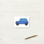 生命の車 – 神聖な形状B1，青。 ポストイット (デスク上)