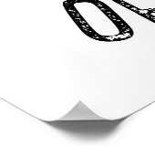 生命の輪のおもしろい引用文 ポスター (角)