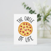 生命の輪のおもしろい引用文 ポストカード (スタンド正面)