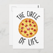 生命の輪のおもしろい引用文 ポストカード (正面/裏面)