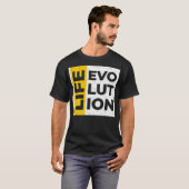 生命の進化 Tシャツ (正面フル)