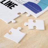 生命の進化Aタイムライン(生物学) ジグソーパズル (側面)