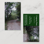 生命の道または性質の歩行の名刺 名刺 (正面/裏面)