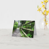 生命の道 カード (黄色い花)