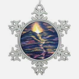 生命の道 スノーフレークピューターオーナメント