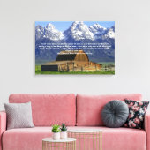 生命の鉄感動的 キャンバスプリント (インサイチュ (リビング))