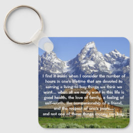 生命の鉄感動的 キーホルダー