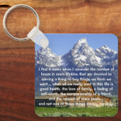 生命の鉄感動的 キーホルダー (正面)