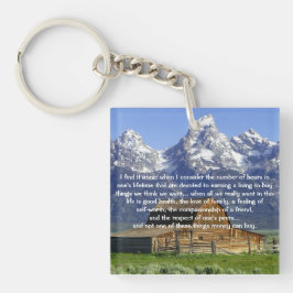 生命の鉄感動的 キーホルダー