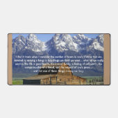 生命の鉄感動的 デスクマット (正面)