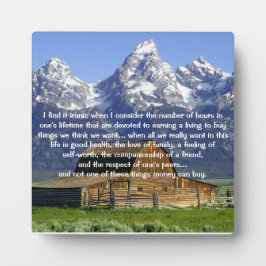 生命の鉄感動的 フォトプラーク