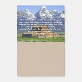 生命の鉄感動的 ポストイット