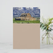 生命の鉄感動的 便箋 (スタンド正面)