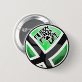 生命の間毛皮で覆われた 缶バッジ (正面&裏面)