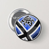 生命の間毛皮で覆われた 缶バッジ (正面&裏面)