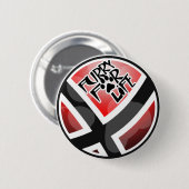 生命の間毛皮で覆われた 缶バッジ (正面&裏面)