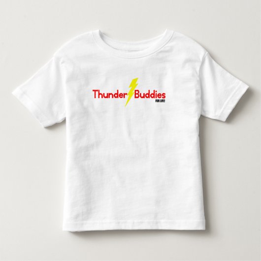 生命の雷相棒 トドラーTシャツ (正面)