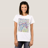 生命の馬の色  Tシャツ (正面フル)