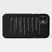 生命の7つの基本ルール Case-Mate iPhoneケース (裏面(横))