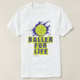 "生命のBaller" Pickleballのワイシャツ Tシャツ