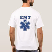 生命のEMTの星 Tシャツ (裏面)