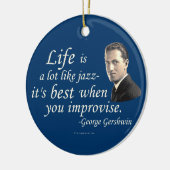 生命のGershwin セラミックオーナメント (左)