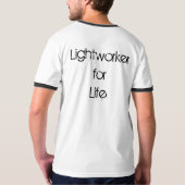 生命のLightworker Tシャツ (裏面フル)