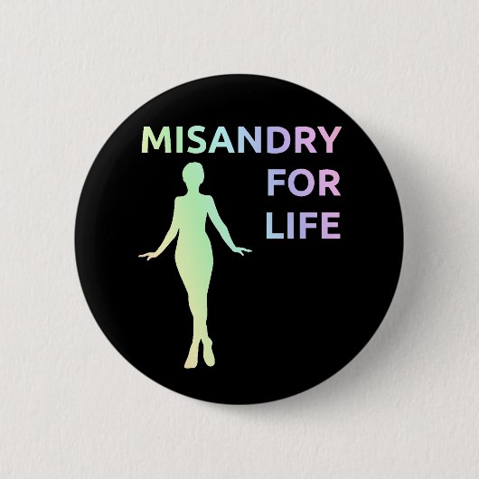 "生命のMisandry"ボタン 缶バッジ (正面)