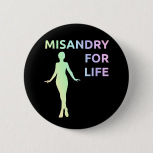 "生命のMisandry"ボタン 缶バッジ