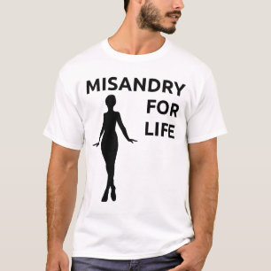 "生命のMisandry"ワイシャツ Tシャツ